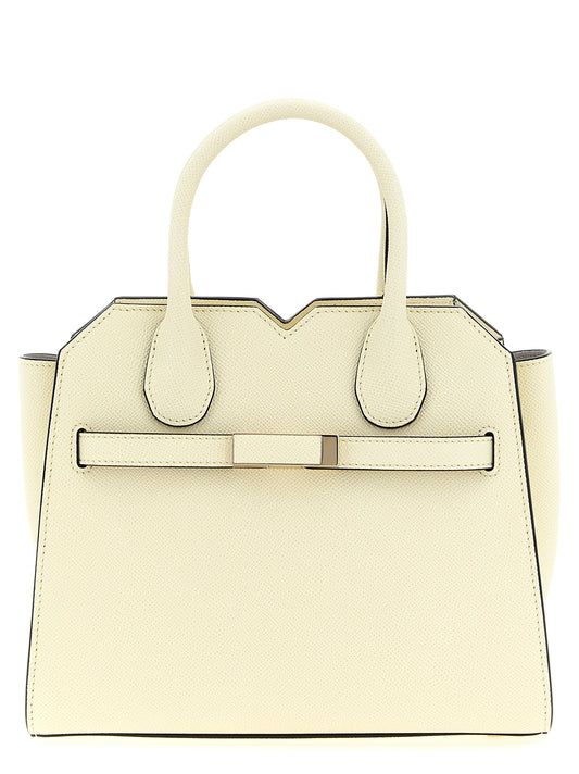 Valextra White Calfskin Handbag