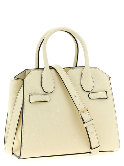 Valextra White Calfskin Handbag