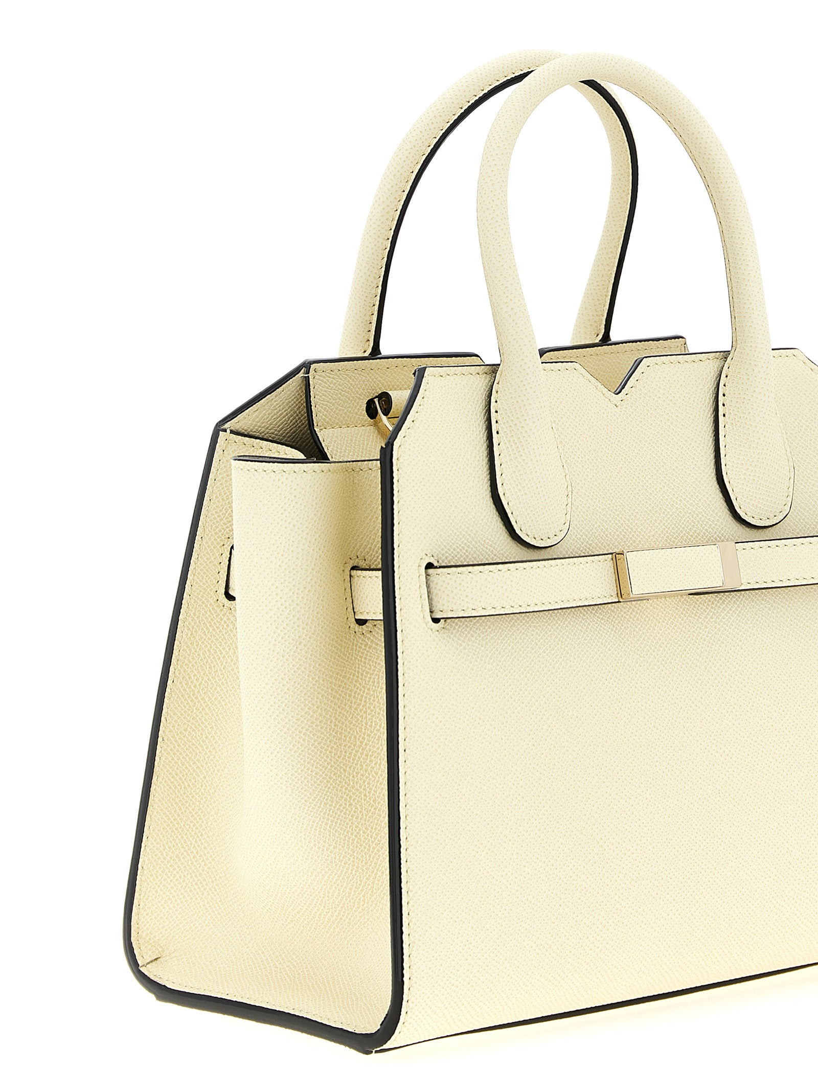 Valextra White Calfskin Handbag