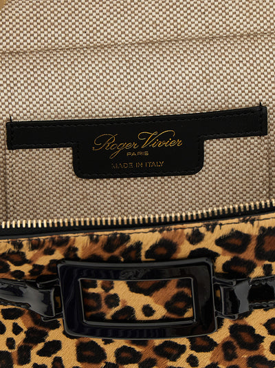Roger Vivier Multicolor Calfskin Handbag