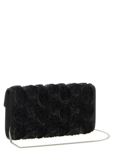 Roger Vivier Black Viscose Clutch Bag