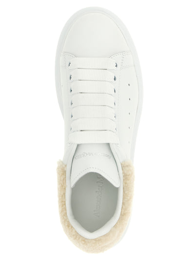 Alexander McQueen Beige Calfskin Chunky Sneakers