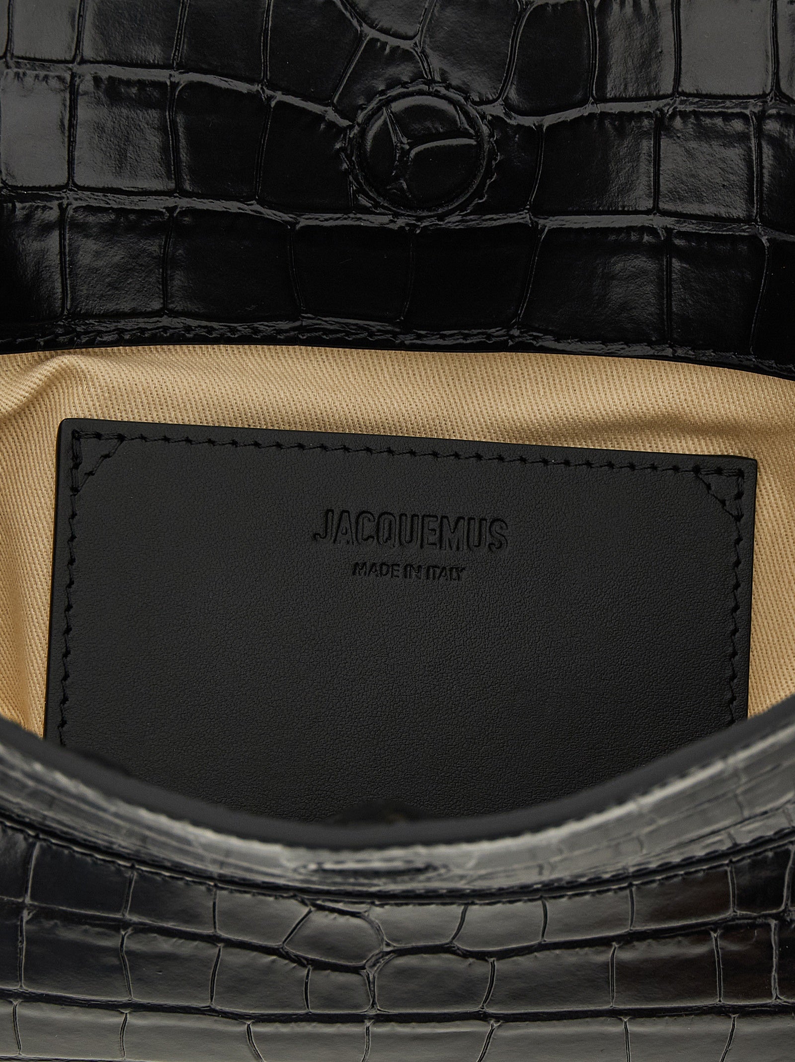 Jacquemus Black Calfskin Shoulder Bag