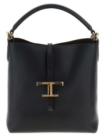 Tod's Black Calfskin Handbag
