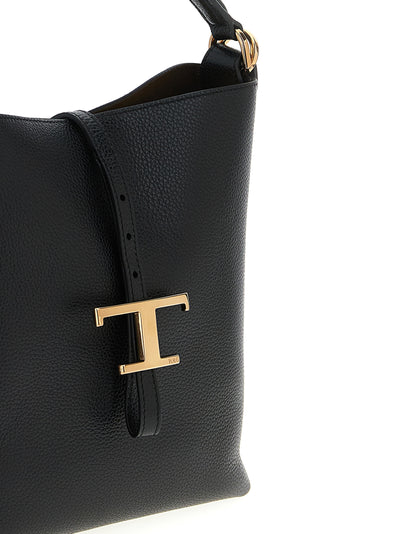 Tod's Black Calfskin Handbag
