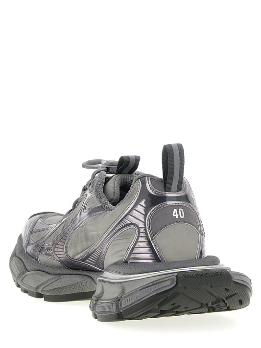Balenciaga Gray Polyester Athletic Sneakers