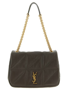 Saint Laurent Bicolor Lamb Leather Shoulder Bag