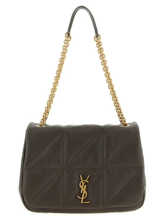Saint Laurent Bicolor Lamb Leather Shoulder Bag