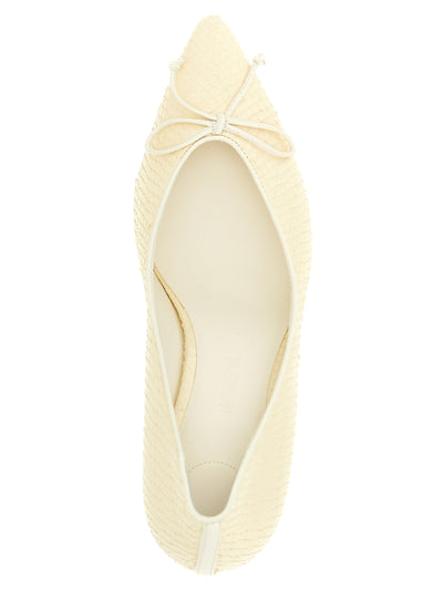 Jacquemus Beige Calfskin High Heel Pumps