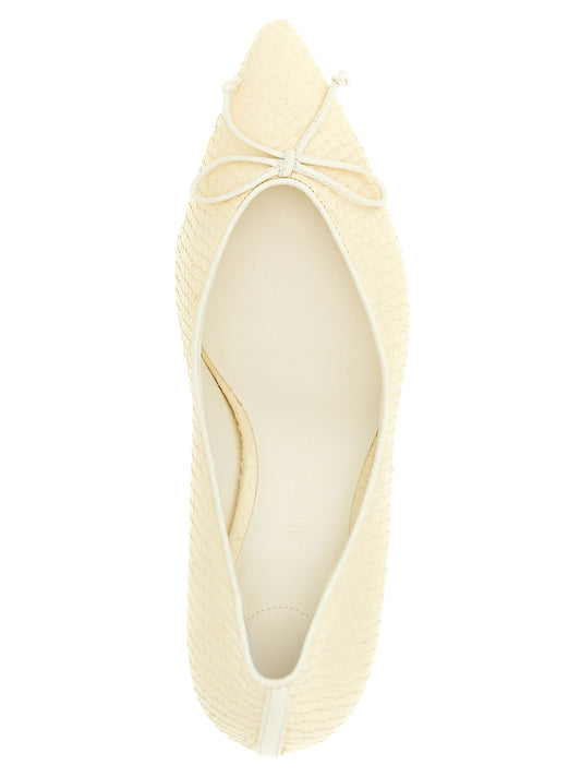 Jacquemus Beige Calfskin High Heel Pumps