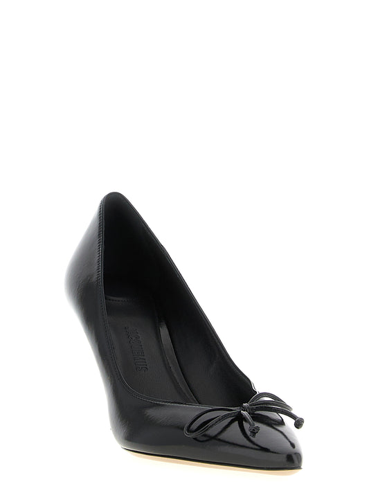 Jacquemus Black Cowhide High Heel Pumps