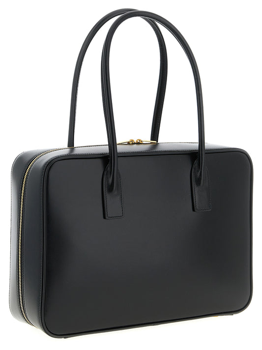 Saint Laurent Black Calfskin Shoulder Bag