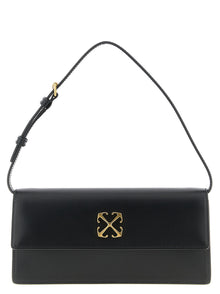 Off-White Black Polyester Shoulder Bag