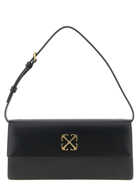 Off-White Black Polyester Shoulder Bag