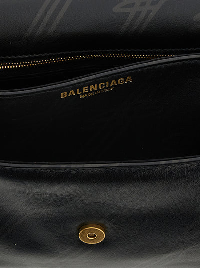 Balenciaga Black Leather Shoulder Bag