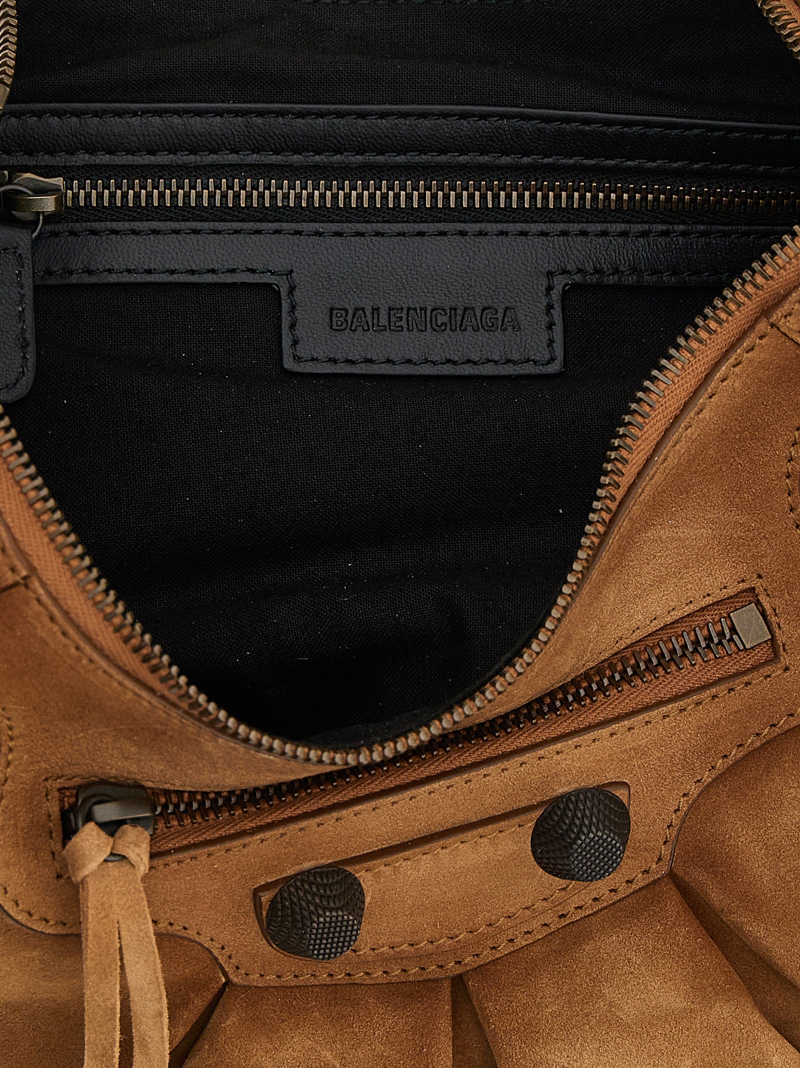 Balenciaga Brown Calfskin Shoulder Bag