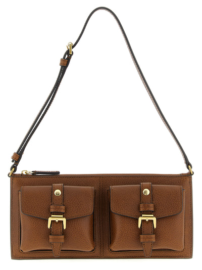 Mulberry Brown Calfskin Shoulder Bag