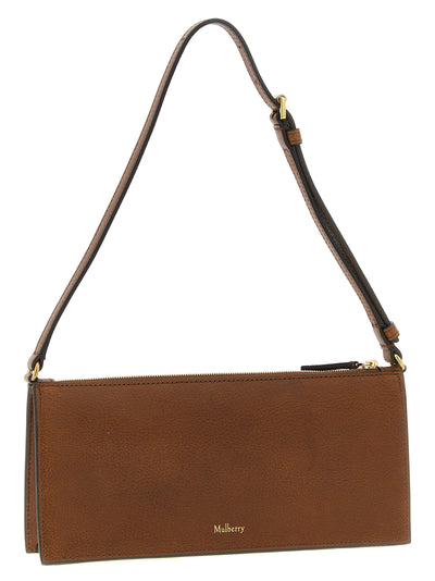 Mulberry Brown Calfskin Shoulder Bag