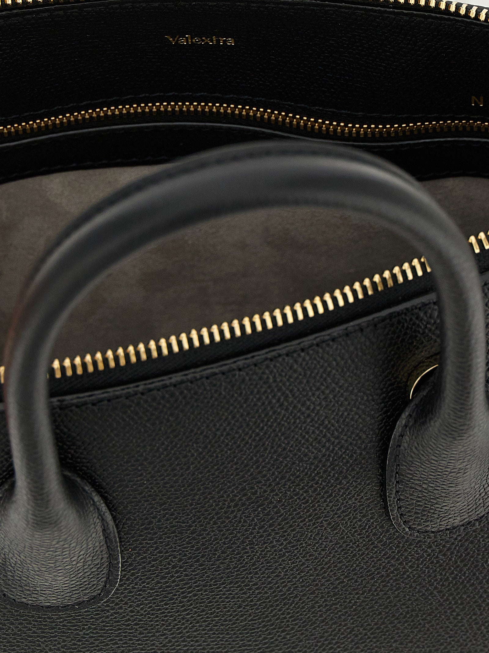 Valextra Black Calfskin Handbag