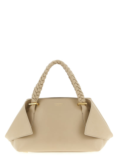 Ferragamo Gray Calfskin Handbag