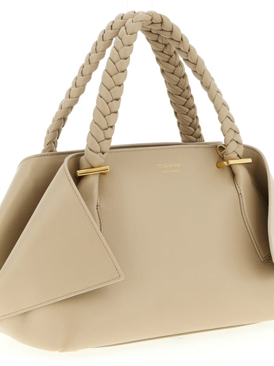 Ferragamo Gray Calfskin Handbag