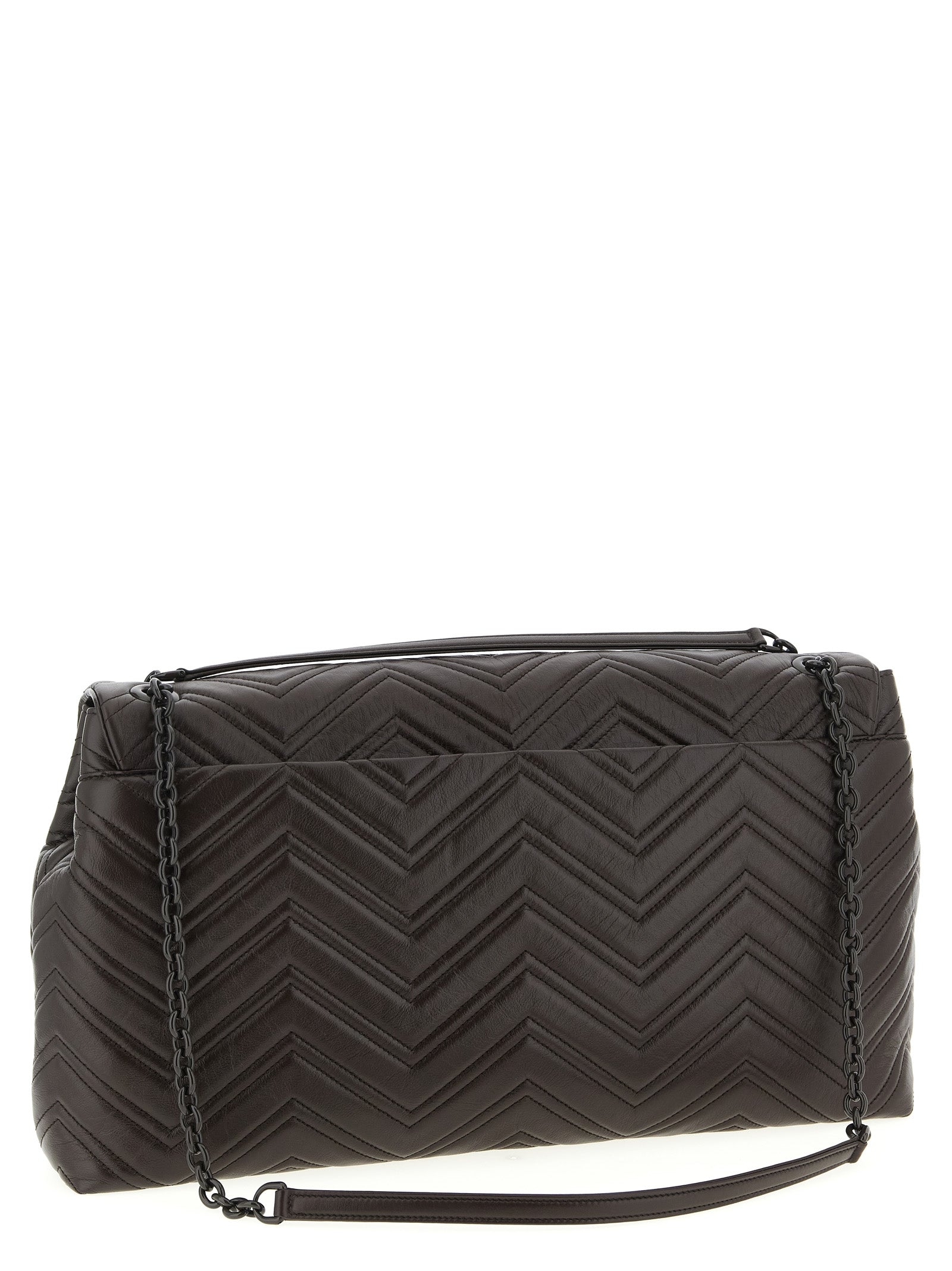 Gucci Brown Calfskin Shoulder Bag