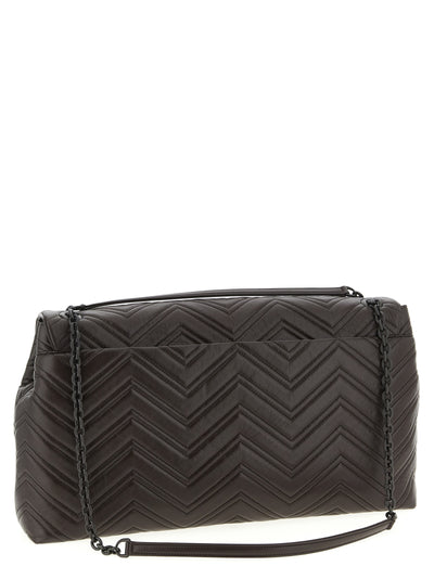 Gucci Brown Calfskin Shoulder Bag