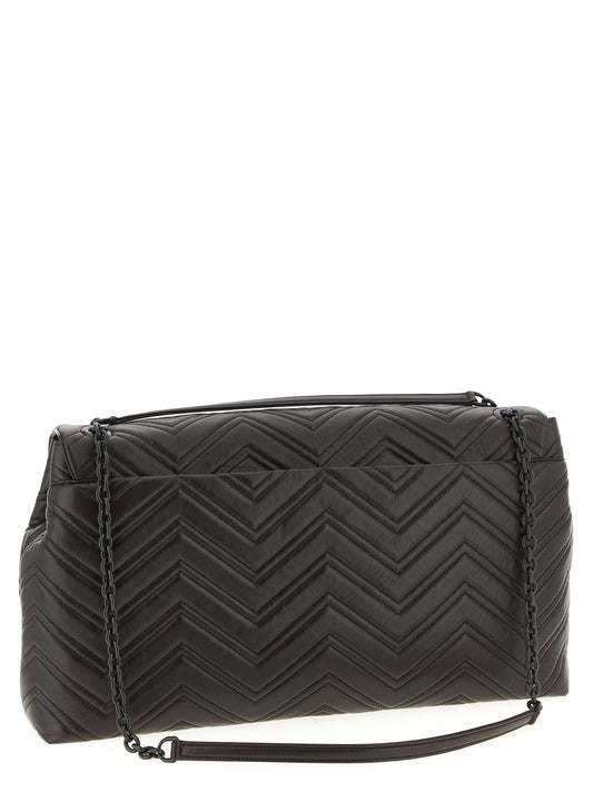 Gucci Brown Calfskin Shoulder Bag