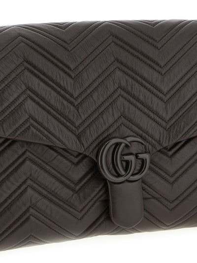 Gucci Brown Calfskin Shoulder Bag
