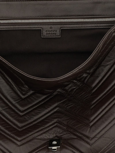 Gucci Brown Calfskin Shoulder Bag