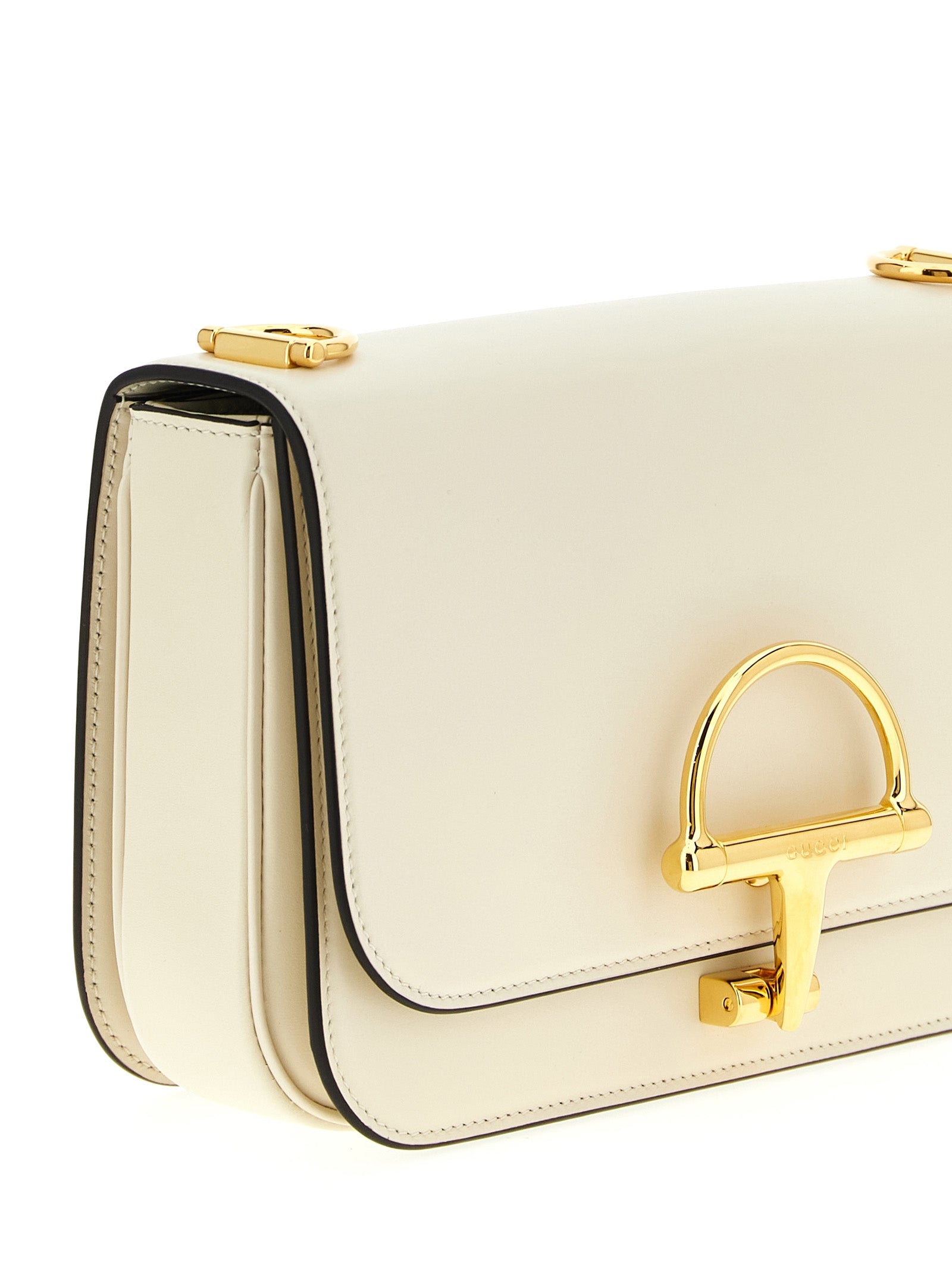 Gucci Siena White Calfskin Crossbody Bag