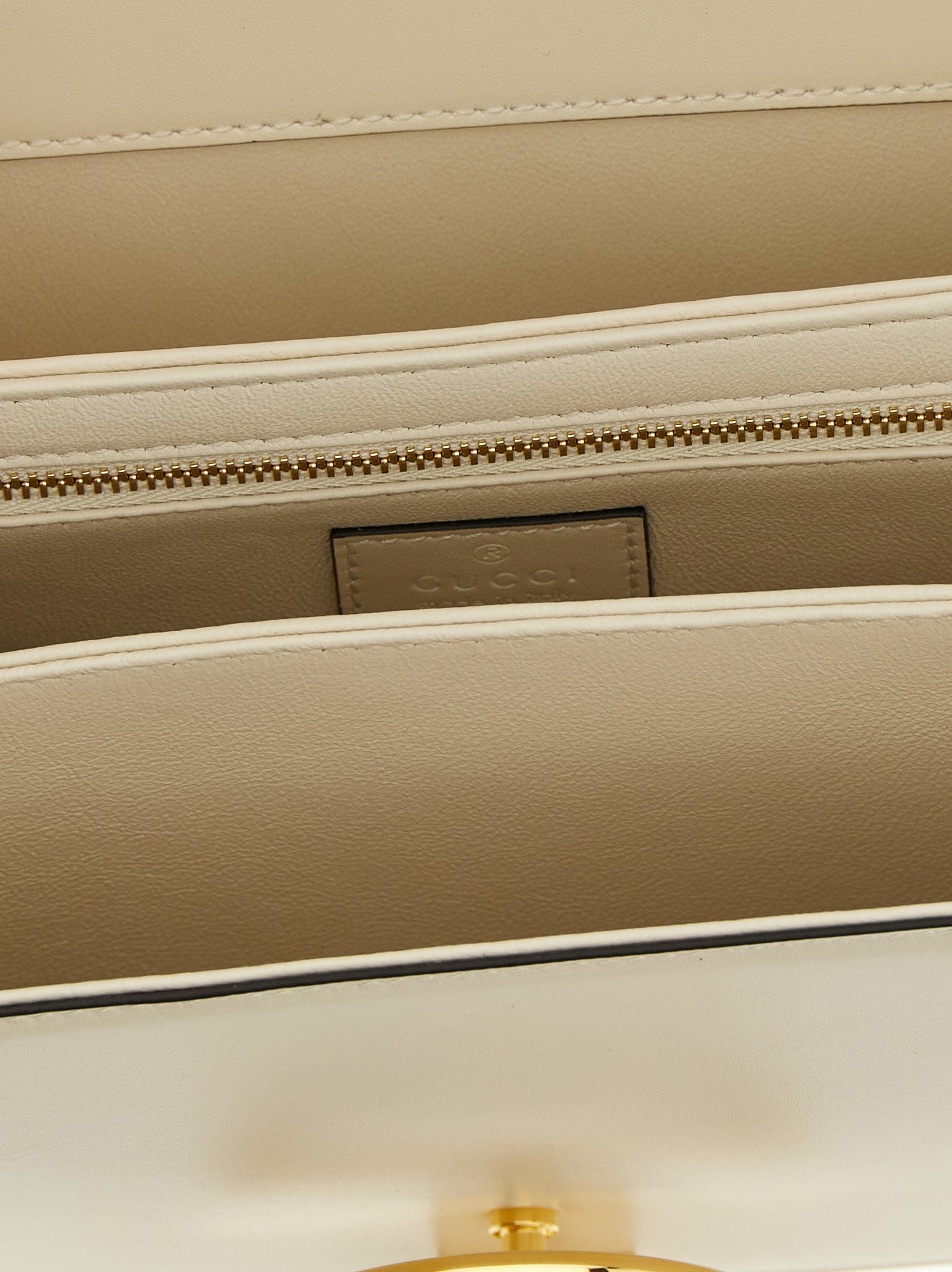 Gucci Siena White Calfskin Crossbody Bag