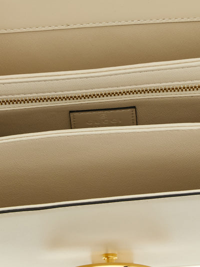 Gucci Siena White Calfskin Crossbody Bag