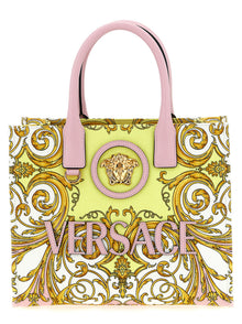 Versace Multicolor Cotton Tote Bag