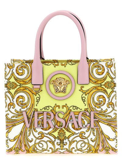Versace Multicolor Cotton Tote Bag
