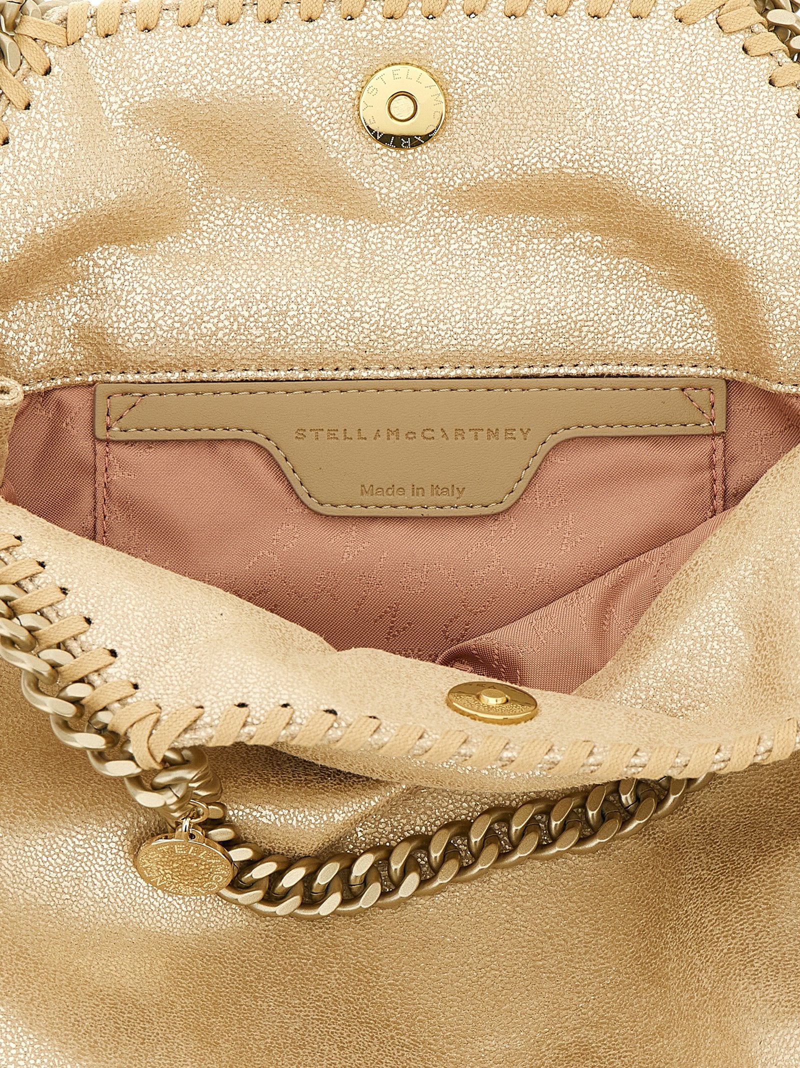 Stella McCartney Gold Polyester Handbag