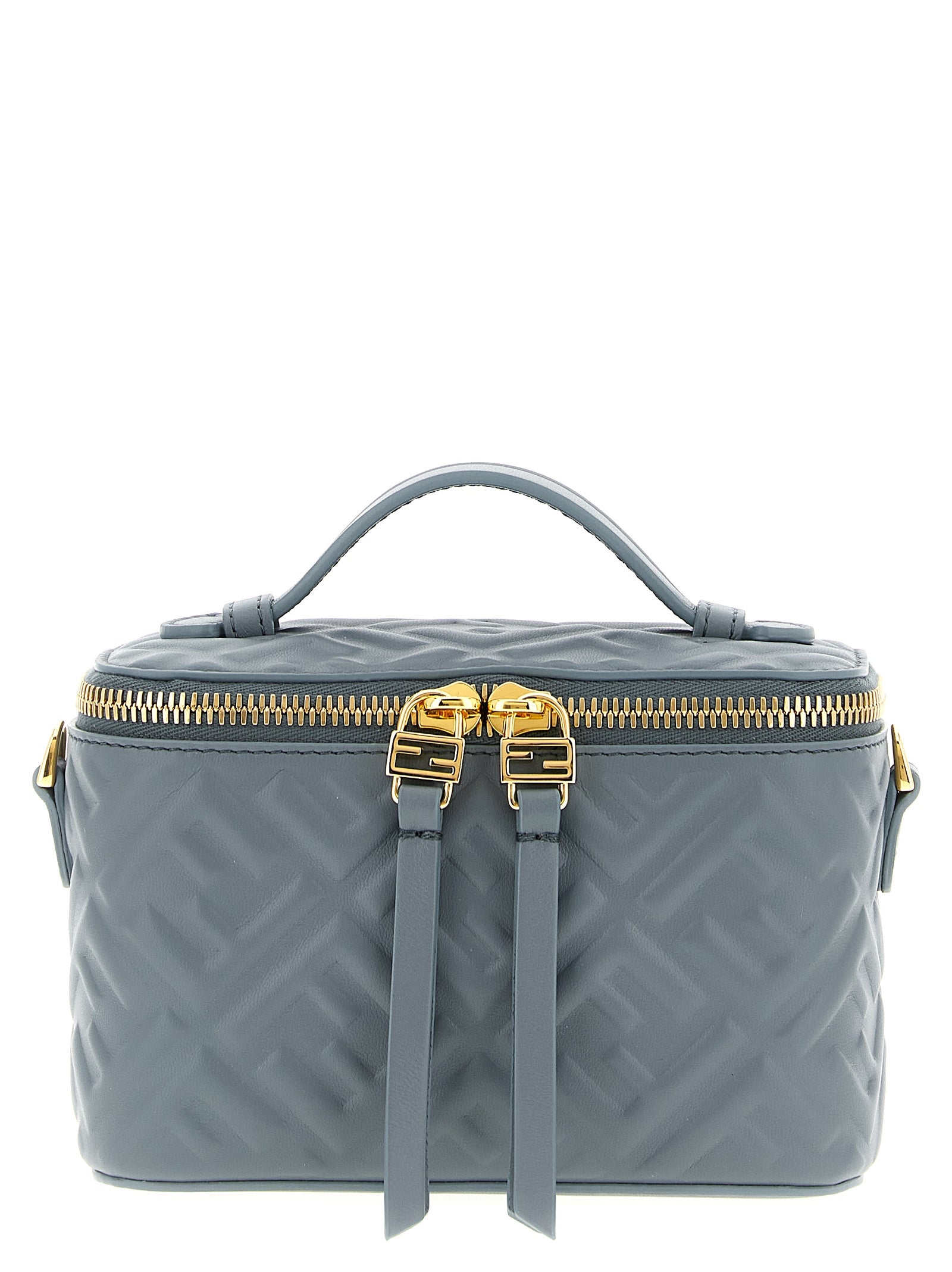 Fendi Blue Lamb Leather Handbag
