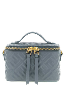 Fendi Blue Lamb Leather Handbag