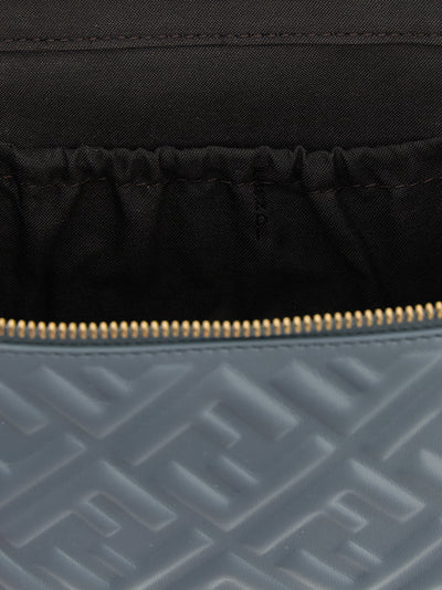Fendi Blue Lamb Leather Handbag
