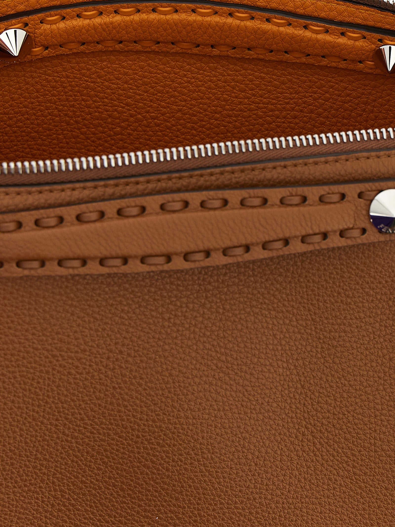 Fendi Brown Calfskin Handbag