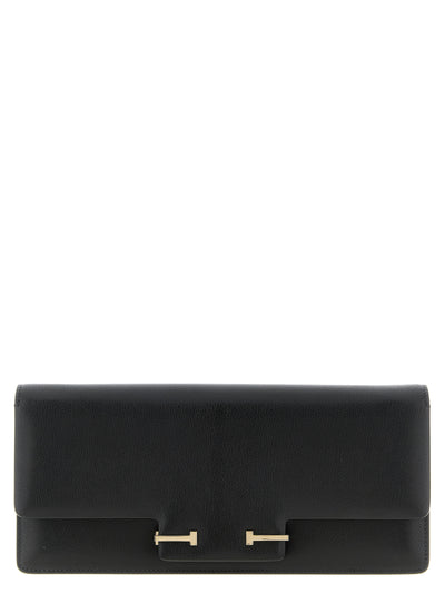 Tom Ford Black Goatskin Shoulder Bag