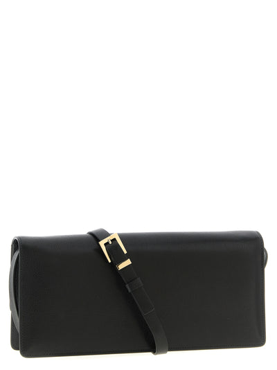 Tom Ford Black Goatskin Shoulder Bag