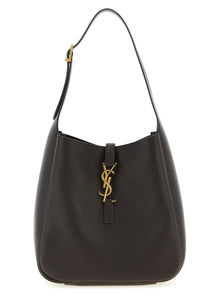 Saint Laurent Brown Calfskin Shoulder Bag