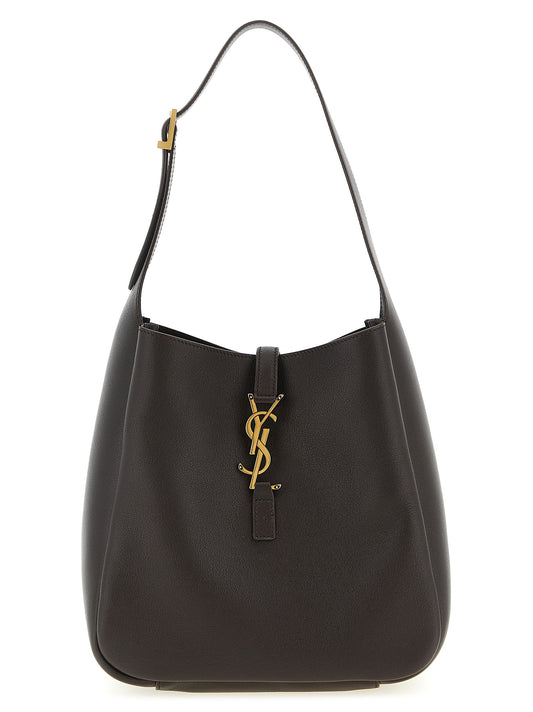 Saint Laurent Brown Calfskin Shoulder Bag