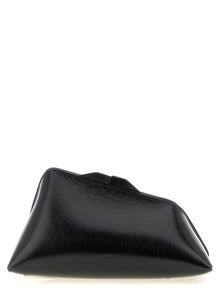 The Attico Black Calfskin Clutch Bag