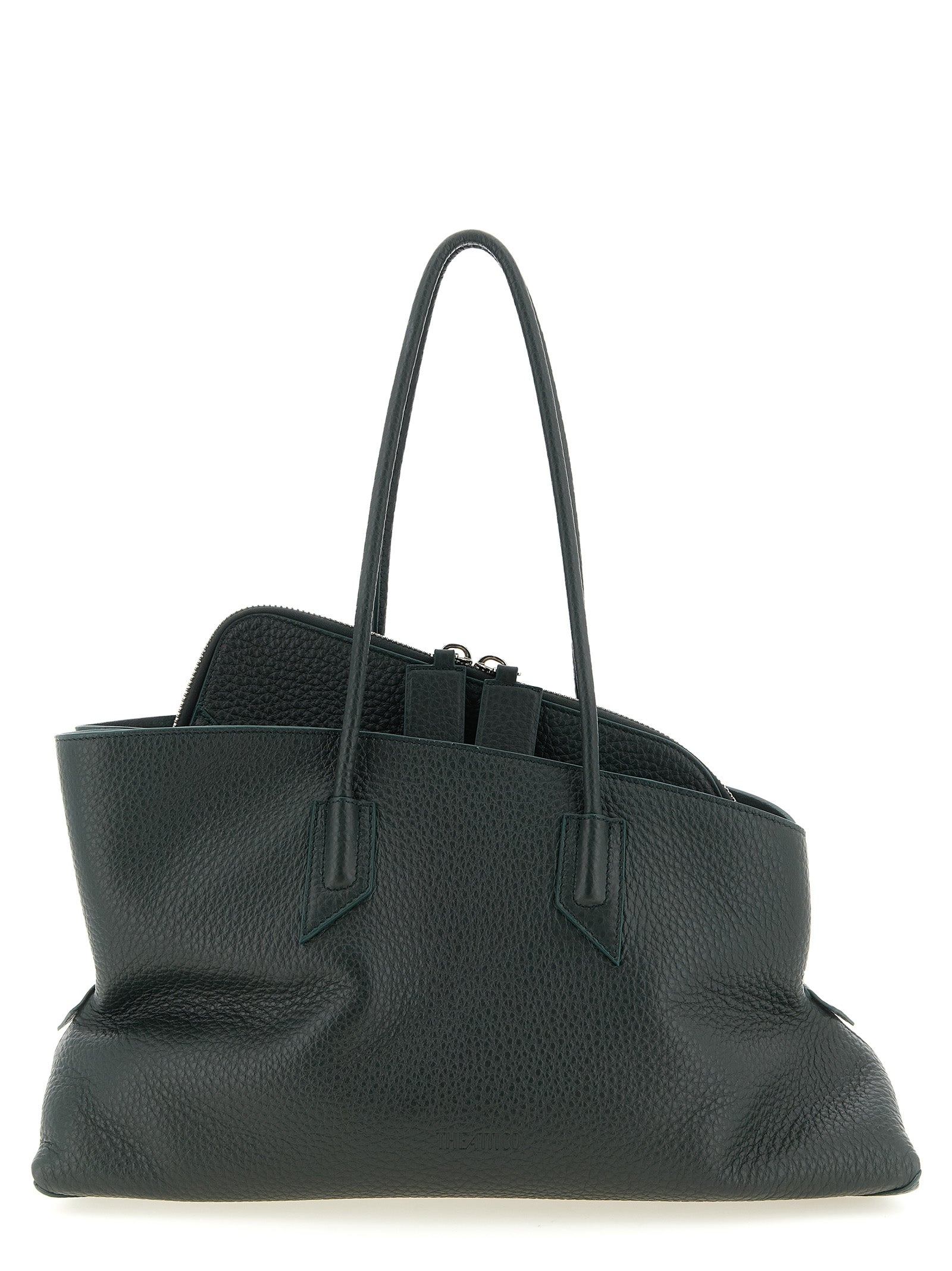 The Attico Bicolor Calfskin Shoulder Bag
