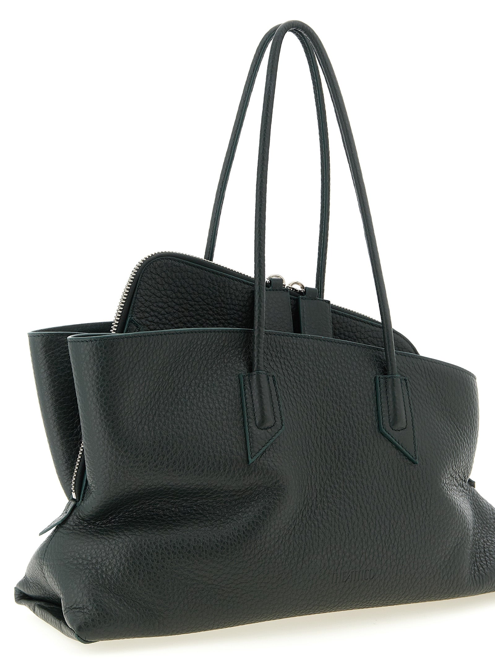 The Attico Bicolor Calfskin Shoulder Bag