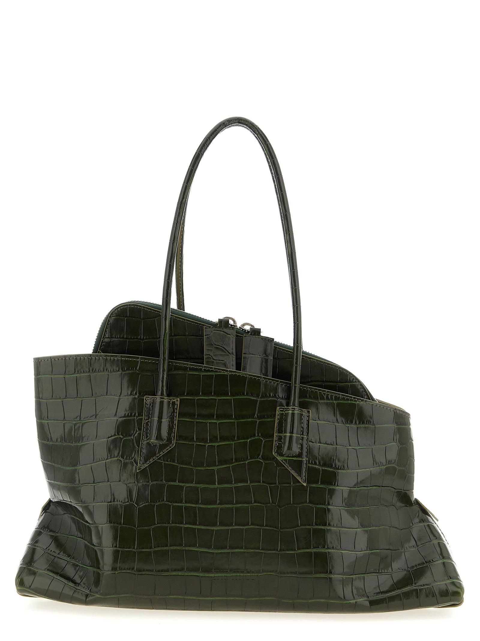 The Attico Bicolor Calfskin Shoulder Bag