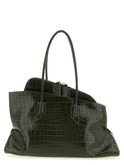 The Attico Bicolor Calfskin Shoulder Bag