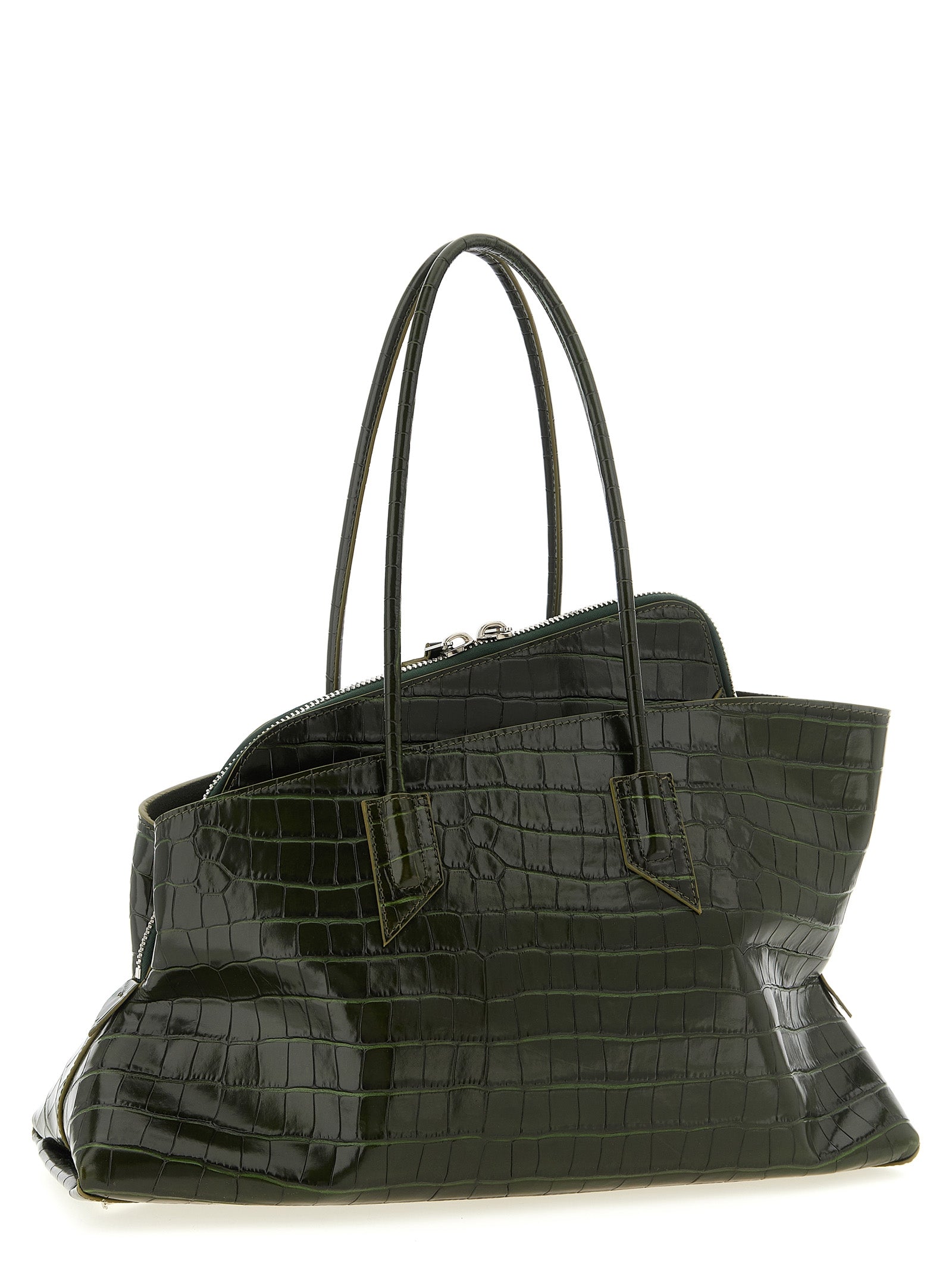 The Attico Bicolor Calfskin Shoulder Bag